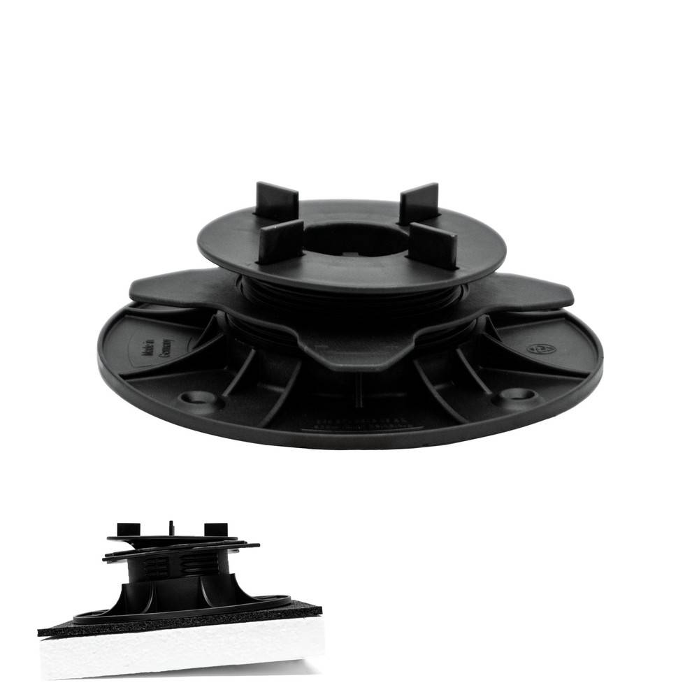 Sanpro Stelzlager mit Gefälleausgleich & Schnellverschluss, Höhe 35 - 75 mm