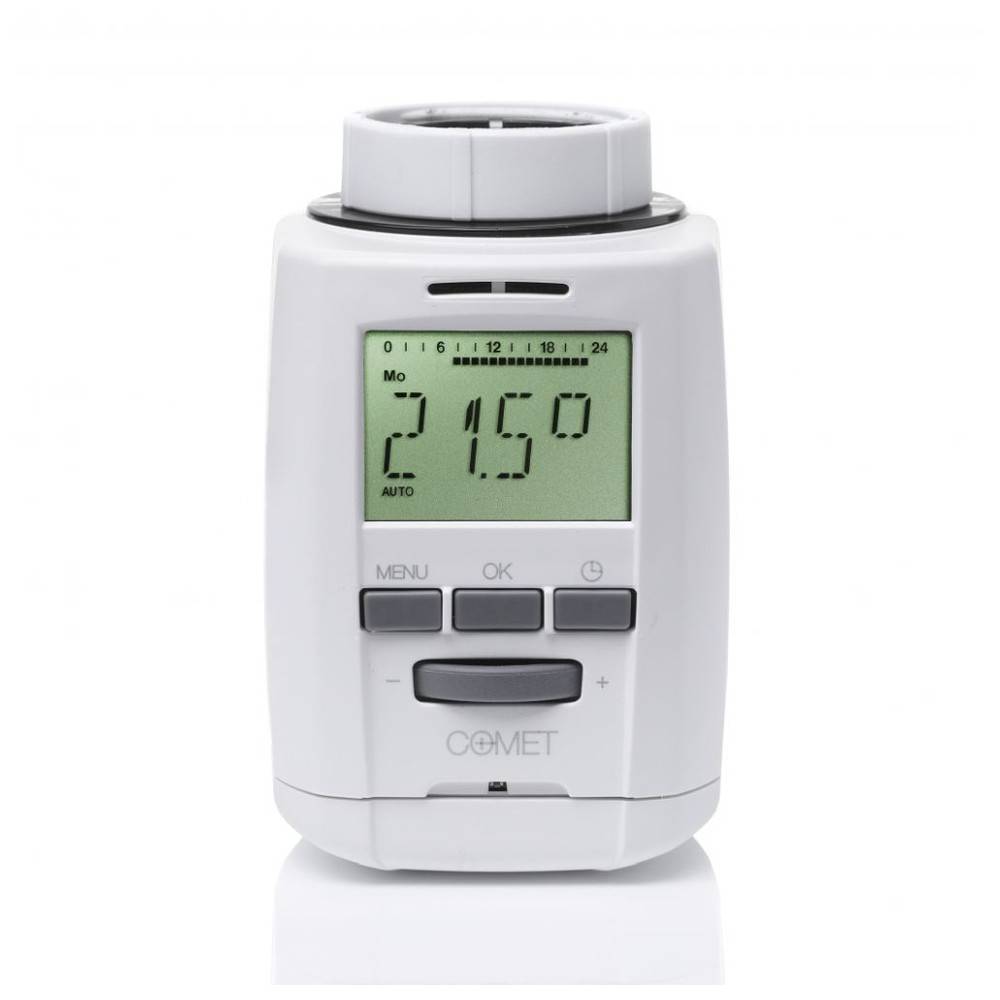 Eurotronic SPARmatic Comet - Energiespar Thermostatkopf - programmierbar