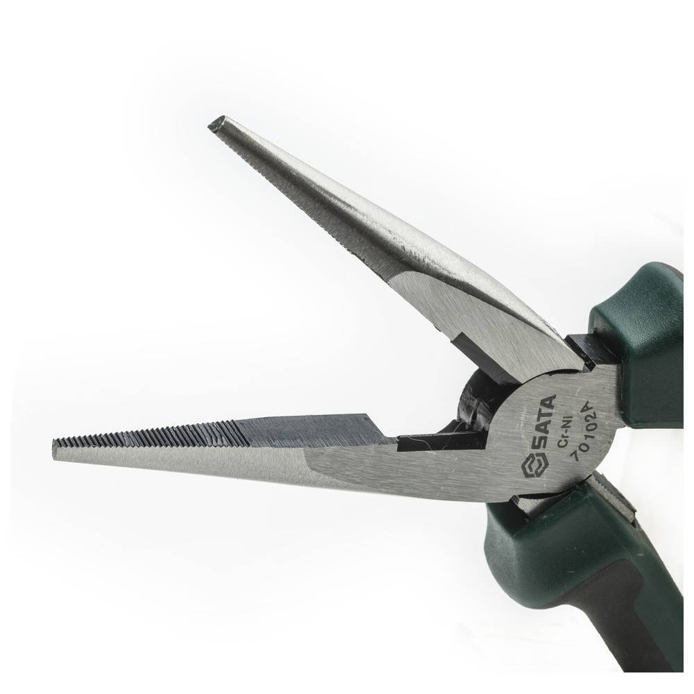 SATA Flachrundzange mit Schneide 207 mm