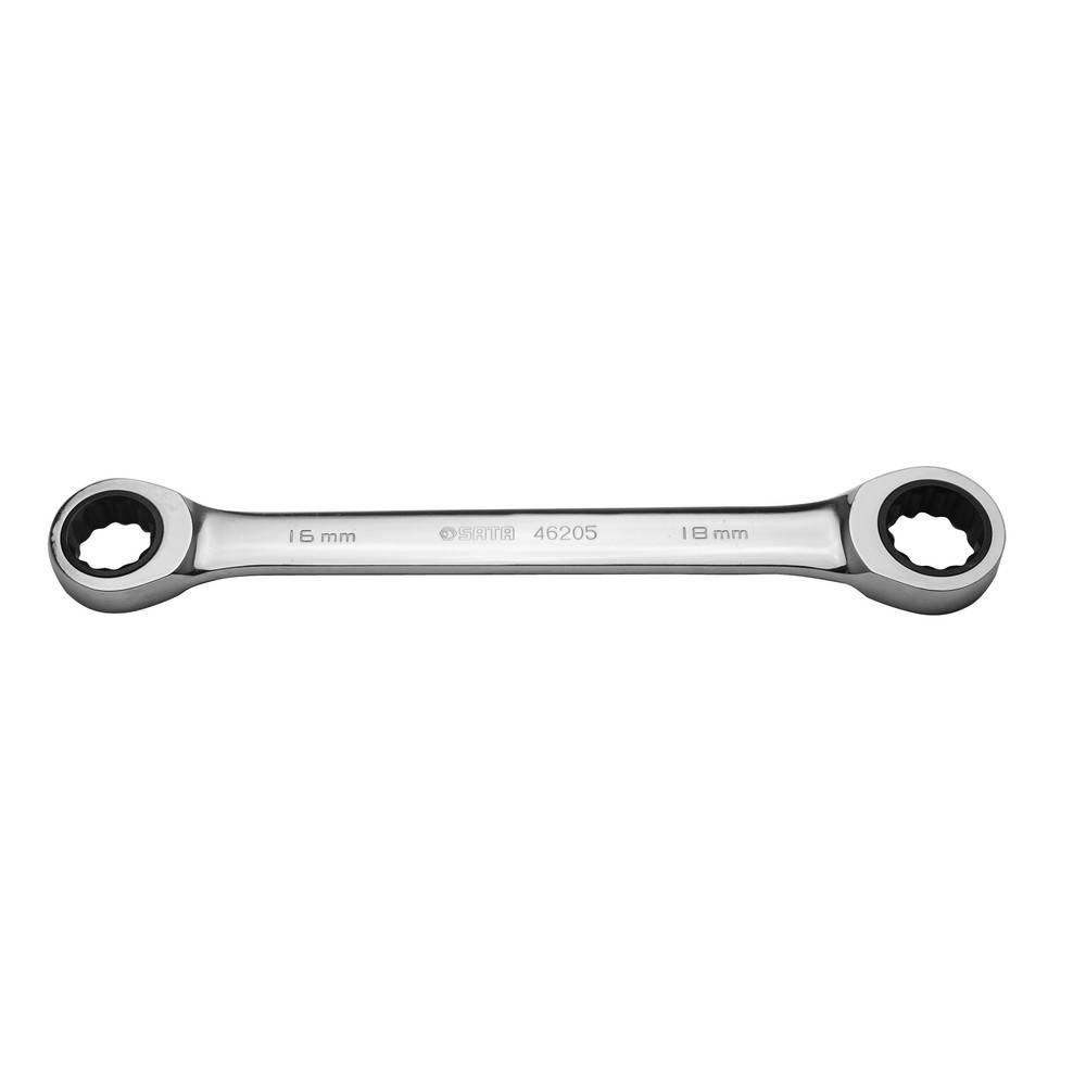 SATA Ratschen-Doppelringschlüssel, 12x13 mm