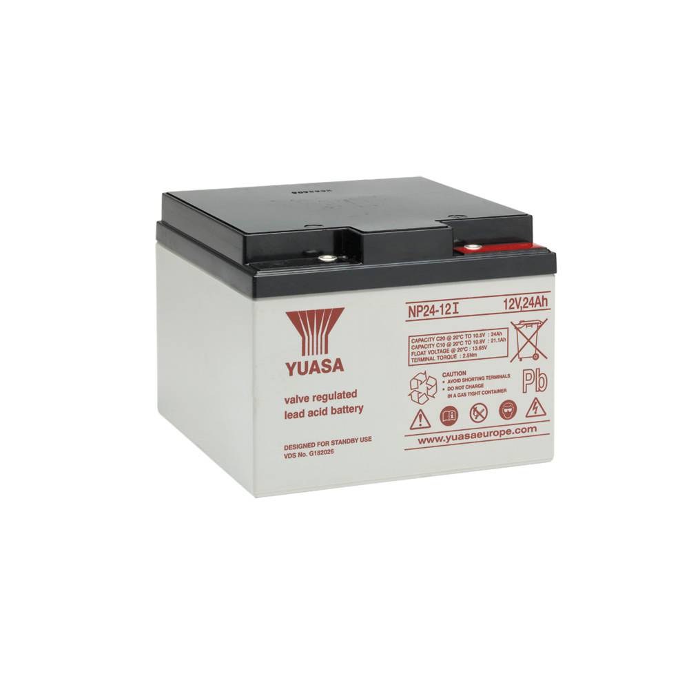 Yuasa Blei-Akku NP24-12I, 12V, 24 Ah, 166 x 175 x 125 mm