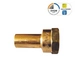 Sanpro Pressfitting Kupfer Einsteckstück mit Innengewinde, Größe V 12, Gewinde 1/2'' Sanpro Pressfitting Kupfer Einsteckstück mit Innengewinde, Größe V 12, Gewinde 1/2''