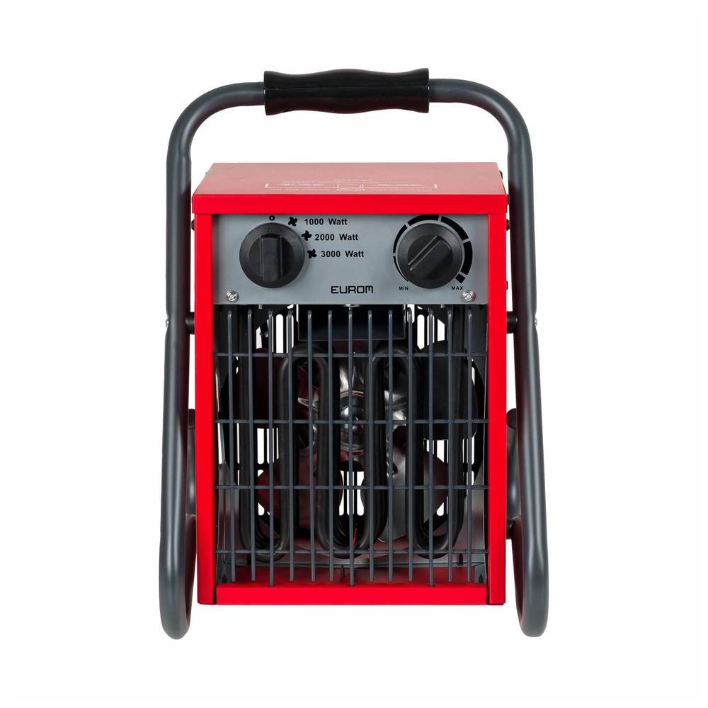 Elektroheizer 308,88 m³/h 1000/2000/3000 W 16 A EUROM