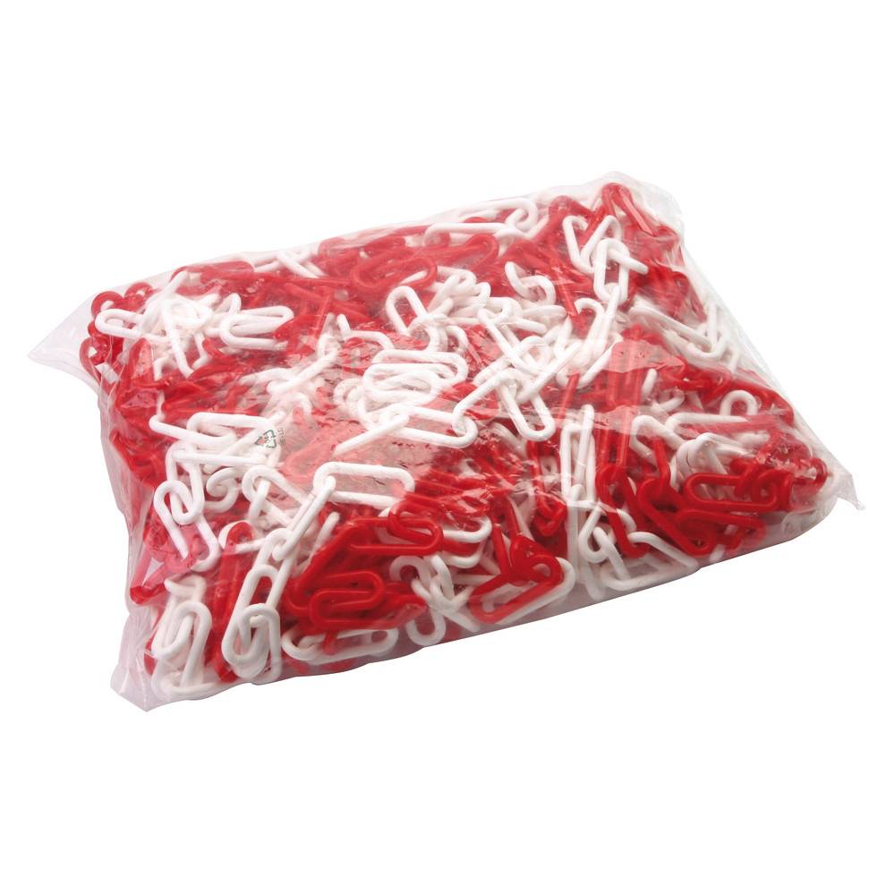 Dönges Absperrkette, rot/weiß, 10 m