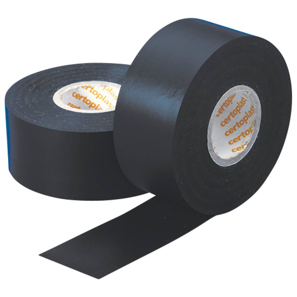 Certoplast Elektroisolierband 602, schwarz, 50 mm x 20 m