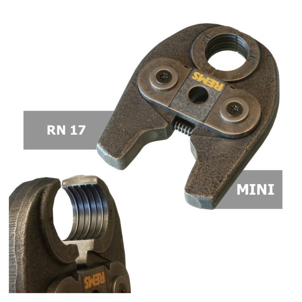 Rems MINI Presszange / Pressbacke - RN - Profil, Größe RN 25/26