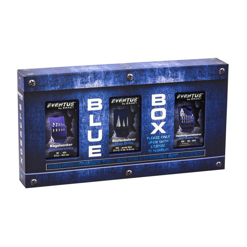 Exact Aktionsset Bohren 4-30 mm - Gewindeschneiden M3-M12 - Senken