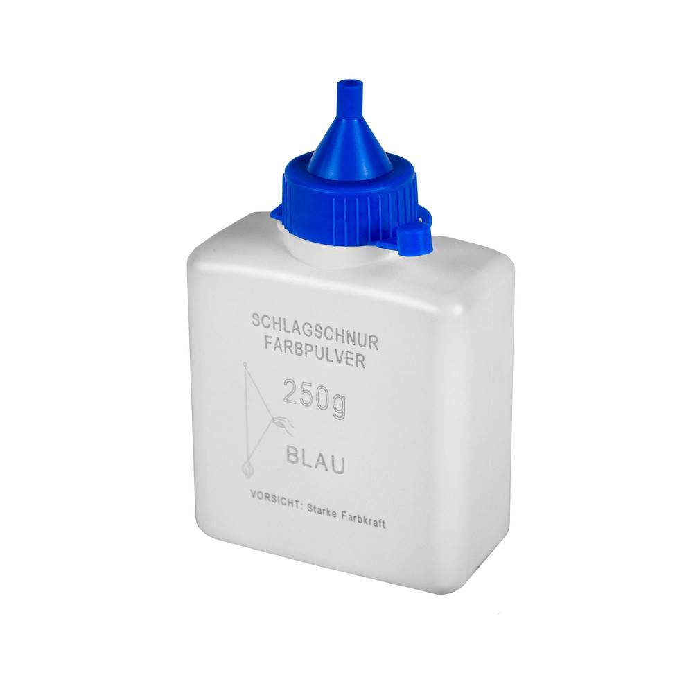 Dönges Schlagschnurfarbe / Farbpulverflasche, 250g, Blau