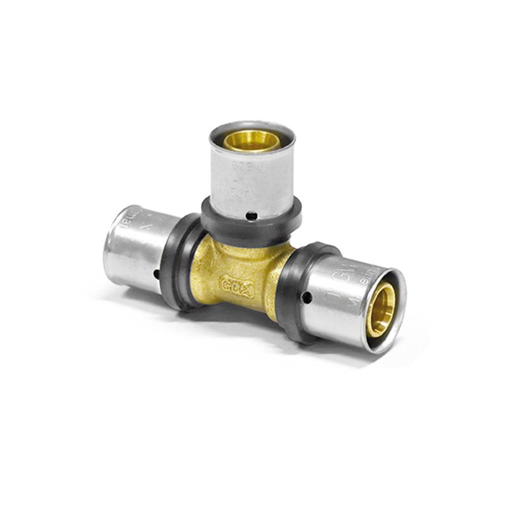 Sanpro THPRESS Pressfitting T-Stück gleiche Abgänge TH Kontur, Größe 20x2, Werkstoff PPSU