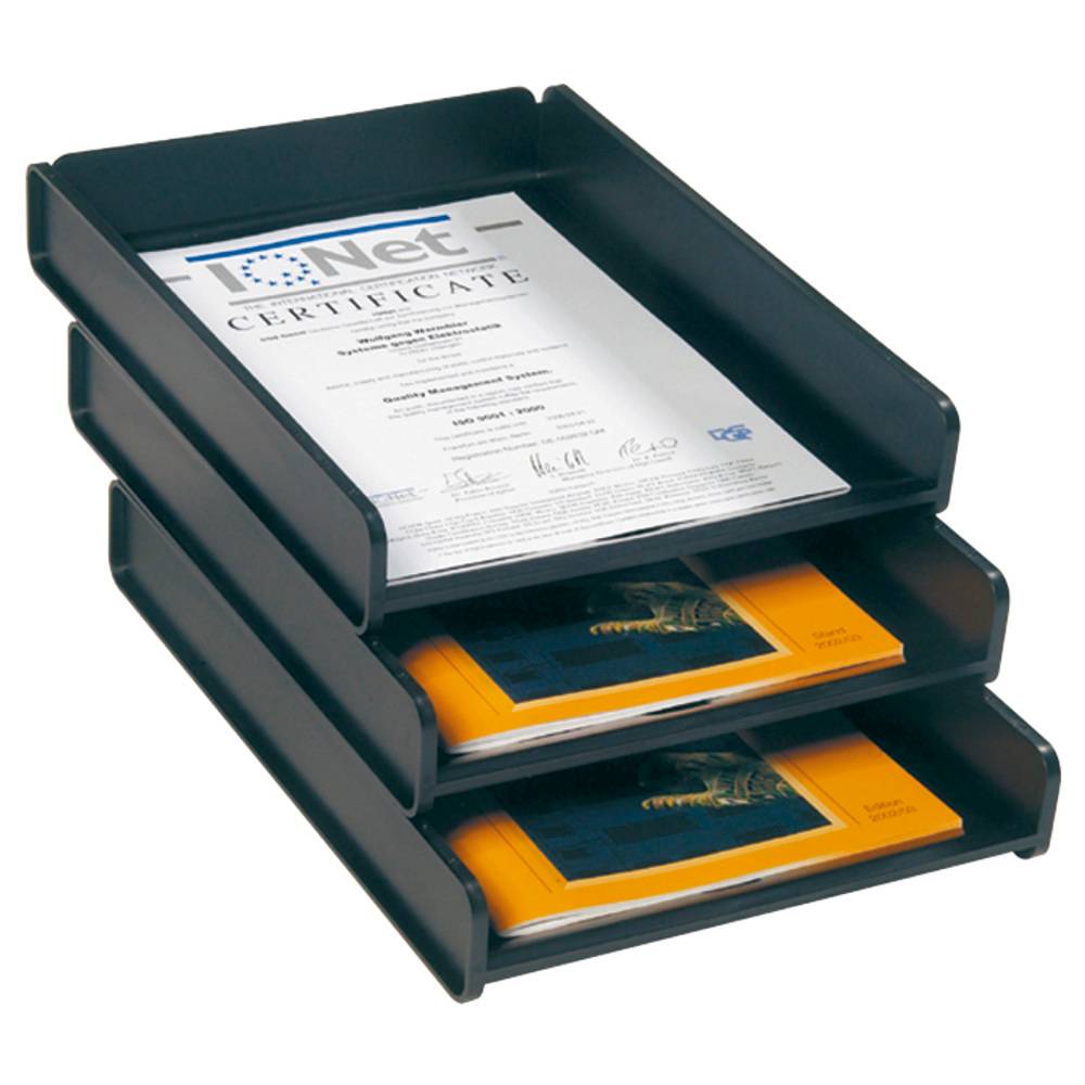 ESD Ablagekorb, DIN A4 Längsformat, 260 x 350 x 55 mm