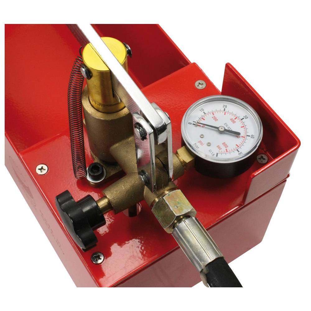 Dönges Druck-Prüfpumpe mit 1 Messuhr, Betriebsdruck bis 50 bar, Anschluß 1/2"