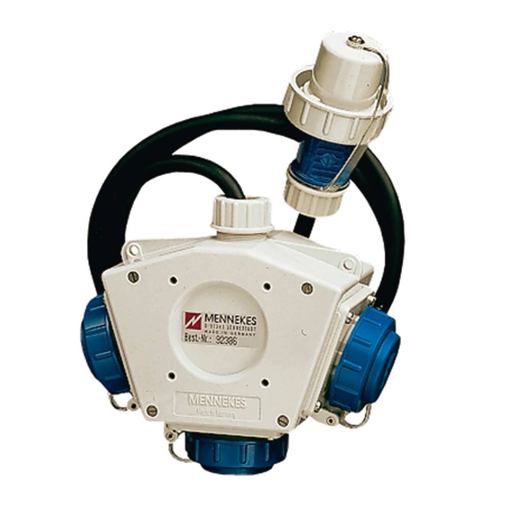 Mennekes Dreifachverteiler Deltabox 230 V, 16 A, Compact