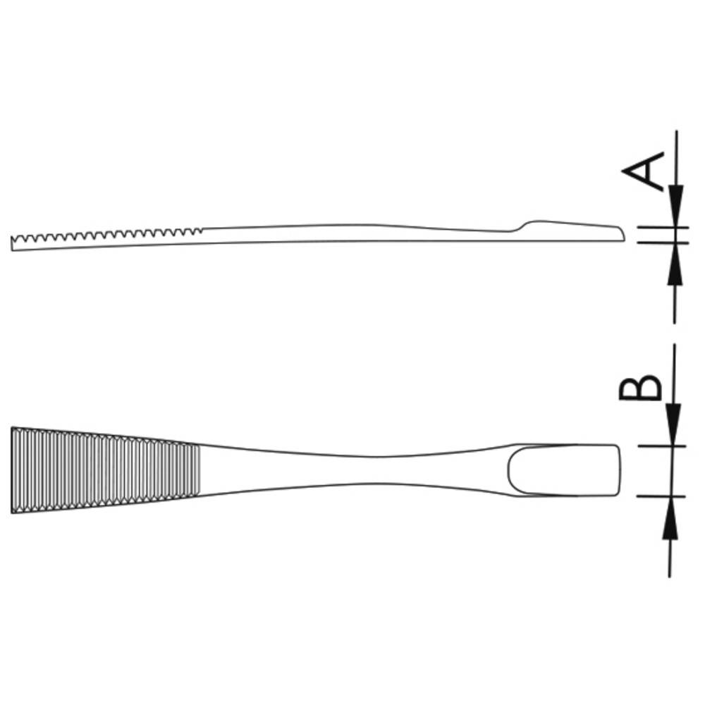 WETEC PRO Bauteil-Präzisions-Pinzette, 572-SA, quer, Bauteil-Ø 2,5-5 mm