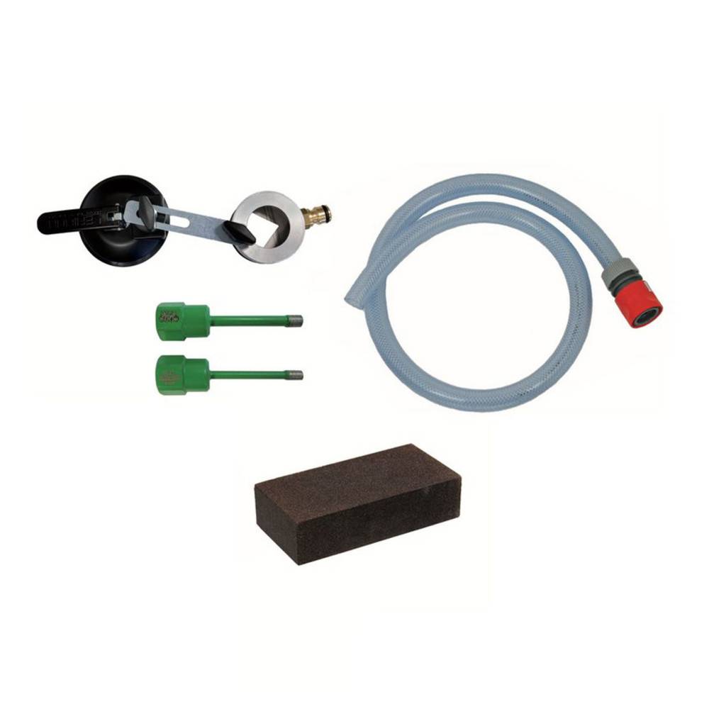 Eibenstock Startset END 712P | Anbohrhilfe + Schlauch + Bohrkronen 6 und 8 mm