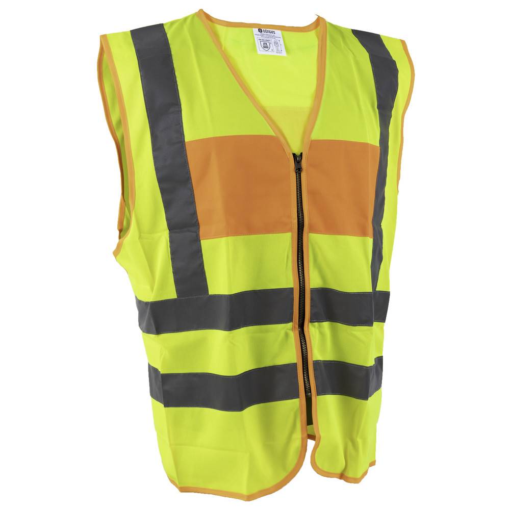 Dönges Signalweste, ohne Aufdruck, gelb/orange