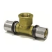 Sanpro Pressfitting T-Stück Innengewinde TH Kontur, Größe 20x2 - Gewinde 1/2" Sanpro Pressfitting T-Stück Innengewinde TH Kontur, Größe 20x2 - Gewinde 1/2"