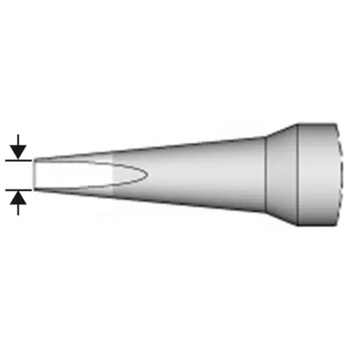 JBC Lötspitze Serie C115, Meißelform, C115223/2,4 x 0,6 mm, gerade, High Thermal JBC Lötspitze Serie C115, Meißelform, C115223/2,4 x 0,6 mm, gerade, High Thermal