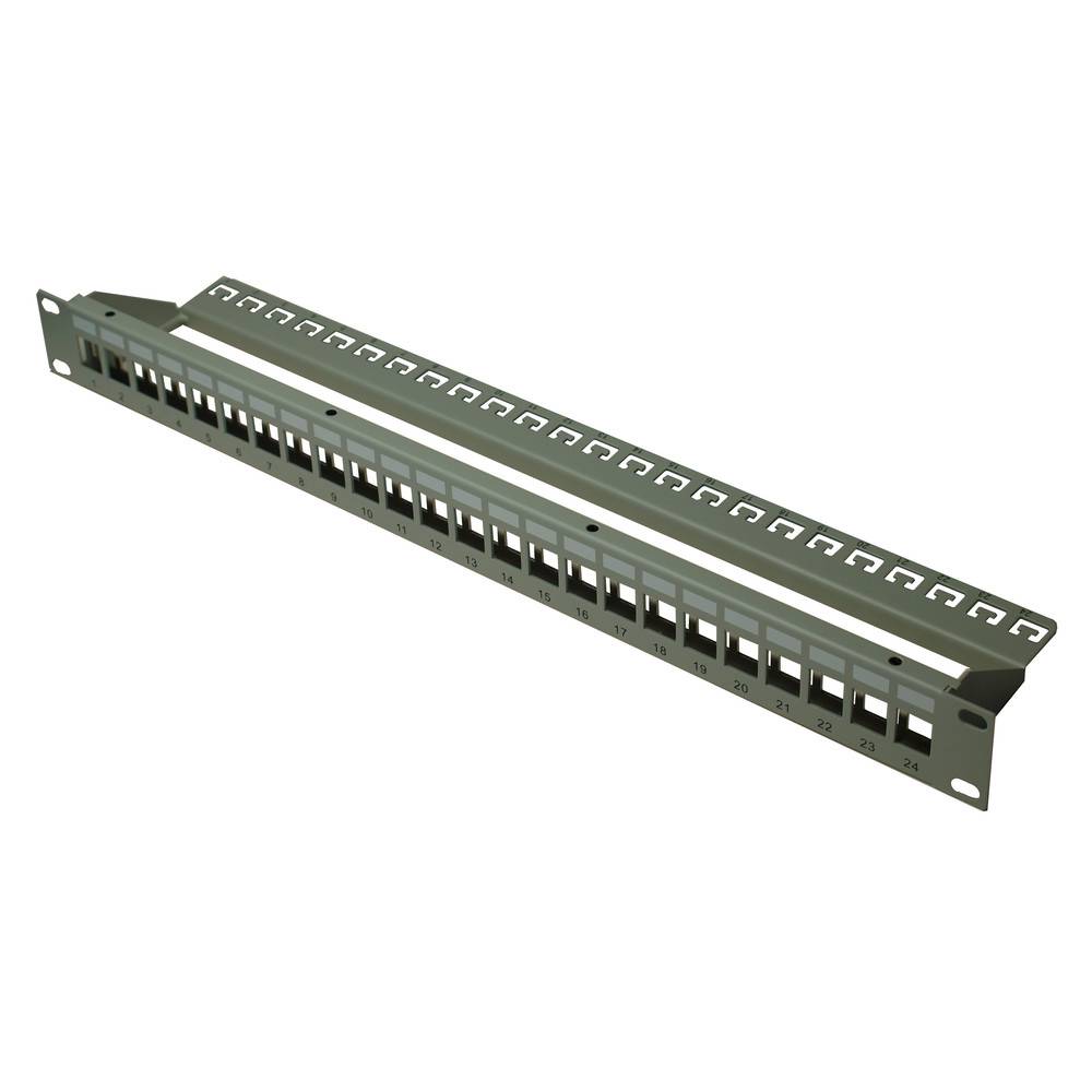 Dönges Patchpanel Modular für 24 Keystone Module, leer, 1HE