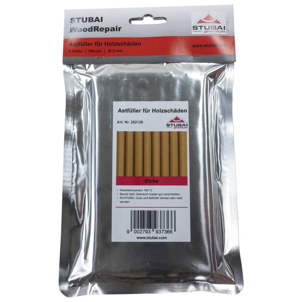 Stubai WoodRepair Kompakt-Beutel, Eiche, 8 Sticks