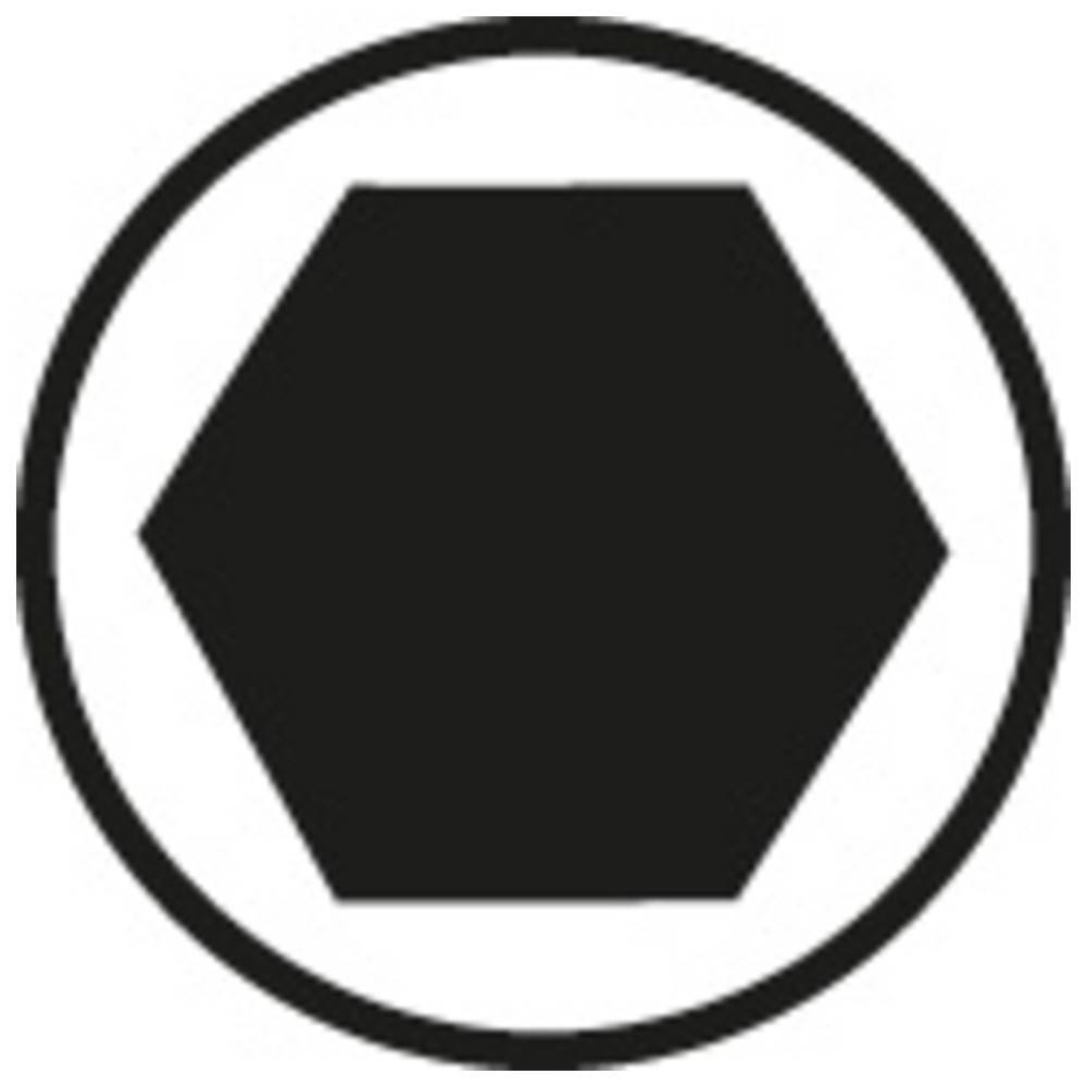 Dönges Sechskant-Winkelschraubendreher, SW 2,5 mm, Schenkellänge 56 x 18 mm