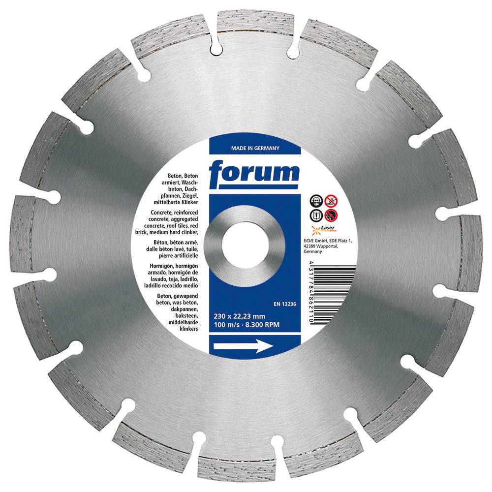 Dia.-Trennsch.Laser. 125x22,2x2,4mm FORUM