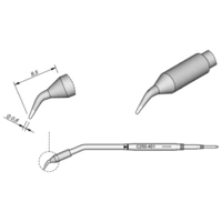 Lötspitze konisch, gebogen D: 1,7 mm, C250409 Lötspitze konisch, gebogen D: 1,7 mm, C250409