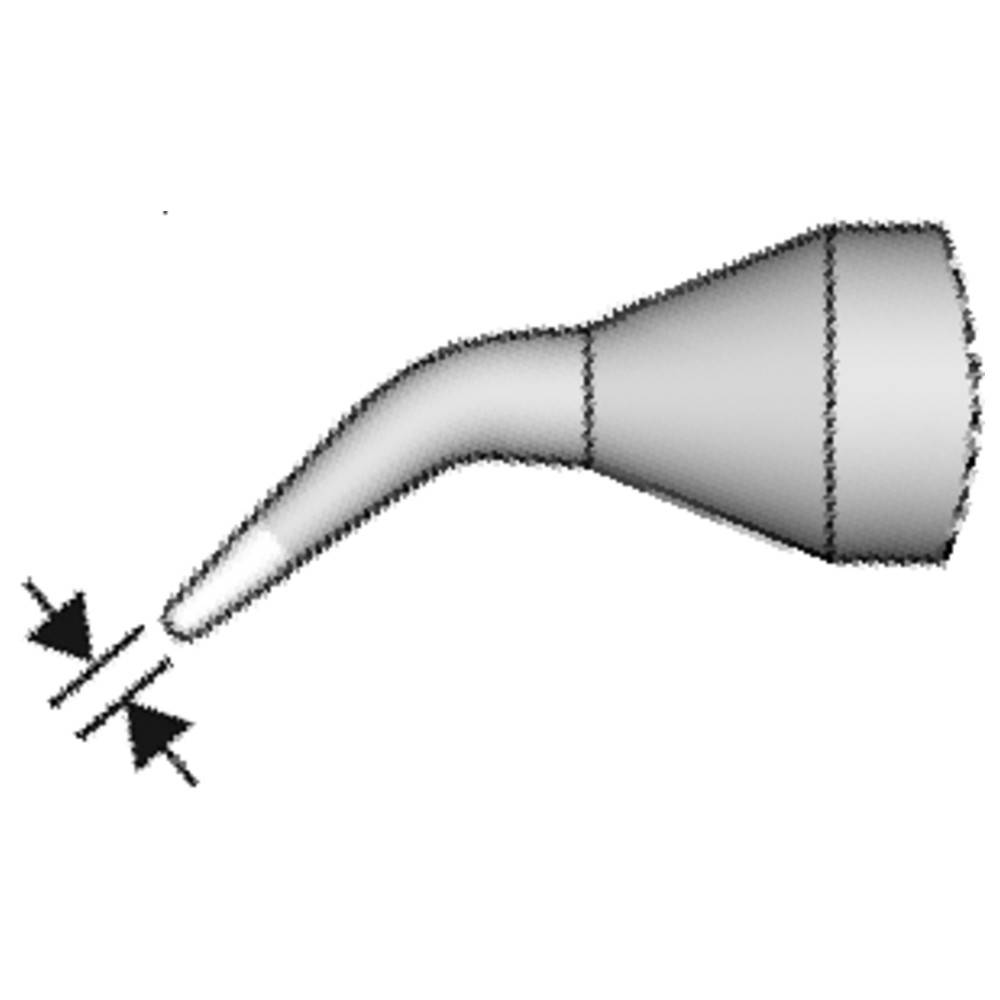 Lötspitze konisch, gebogen D: 1,7 mm, C250409