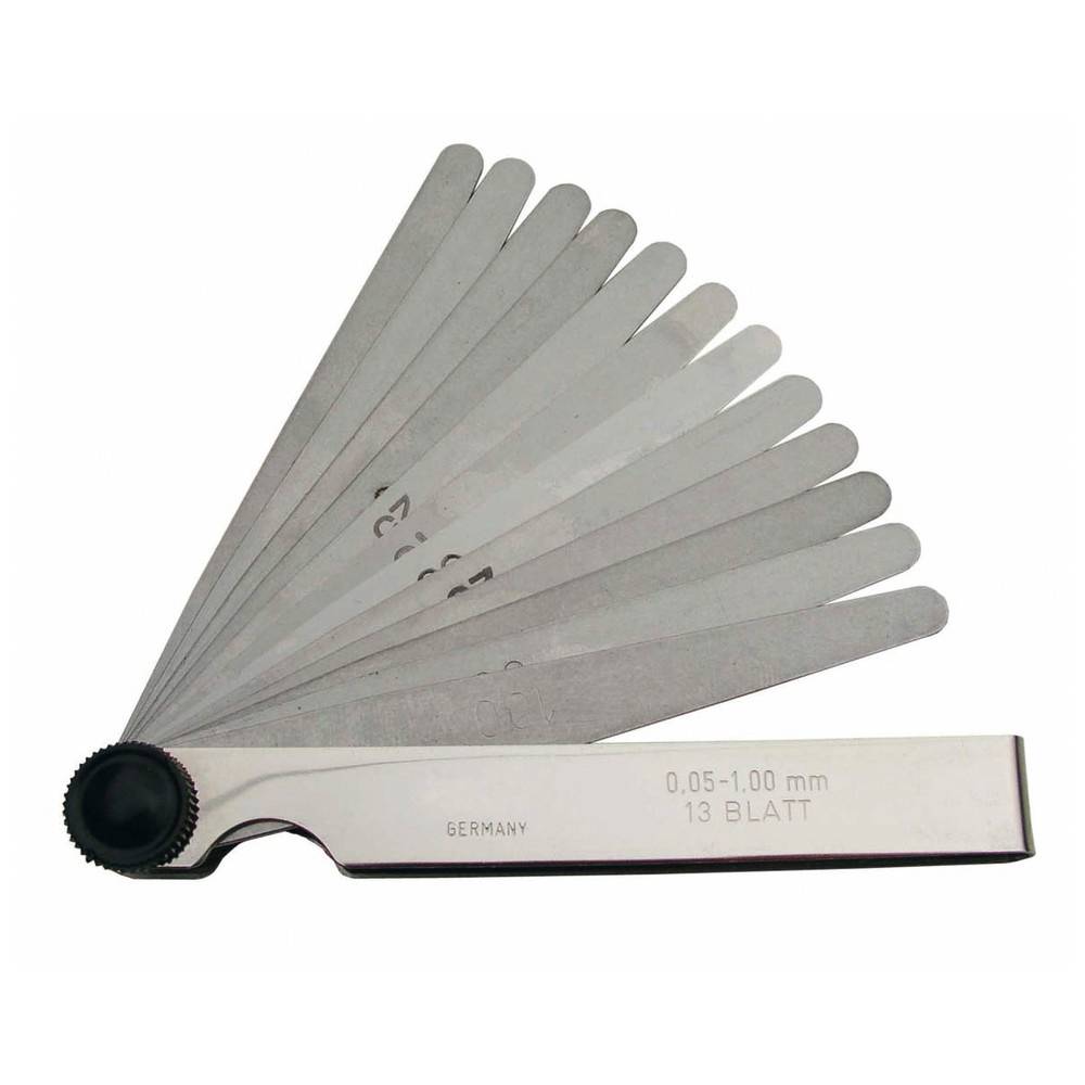 Dönges Fühlerlehre, 20 Blätter, 0,05 - 1,00 mm