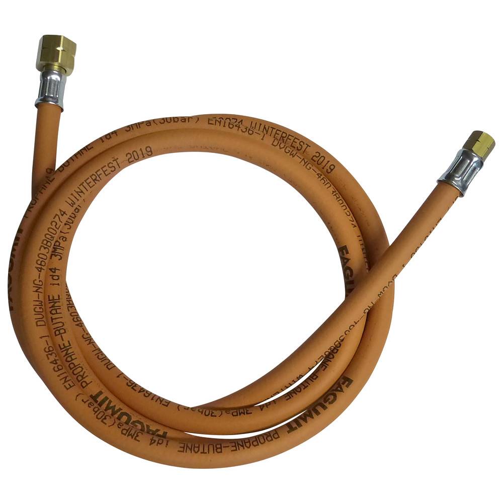 Borrmann Brenner Hochdruck-Schlauch für Propangas, 30 bar, Länge 6 m
