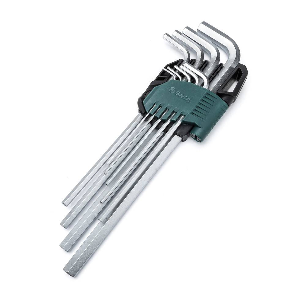 SATA Stiftschlüssel-Satz, extra lang, 9-teilig, 1,5-10 mm