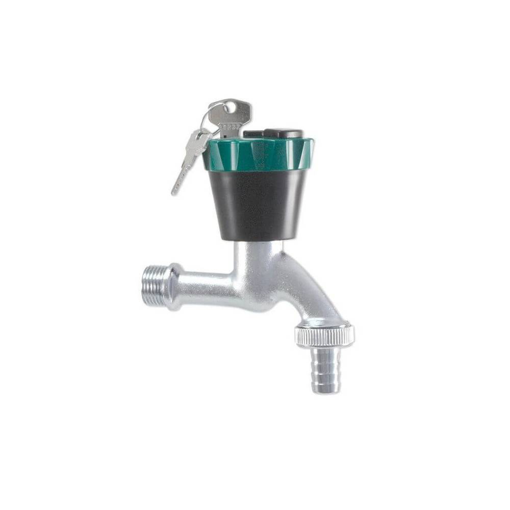 Schlösser Wasser-Safe Auslaufventil Wasserhahn 1/2'' verchromt + abschließbar