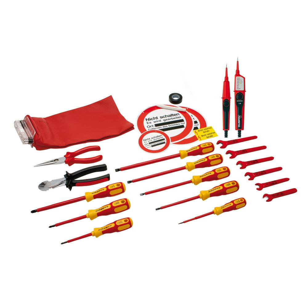 Dönges Elektrowerkzeug DIN 14885, Werkzeugsatz ohne Kasten