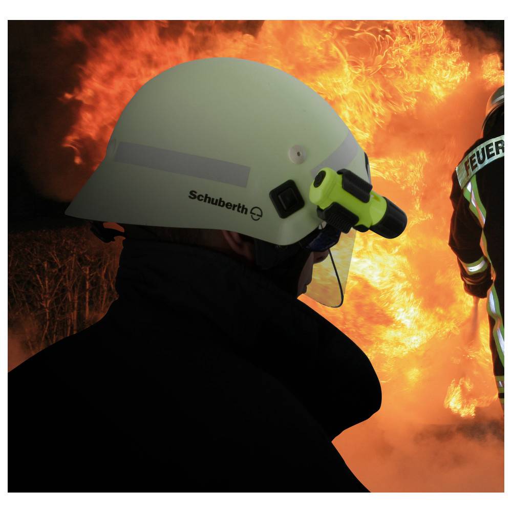 UK Helmlampe 2AA eLED, ET Heckschalter, schwarz