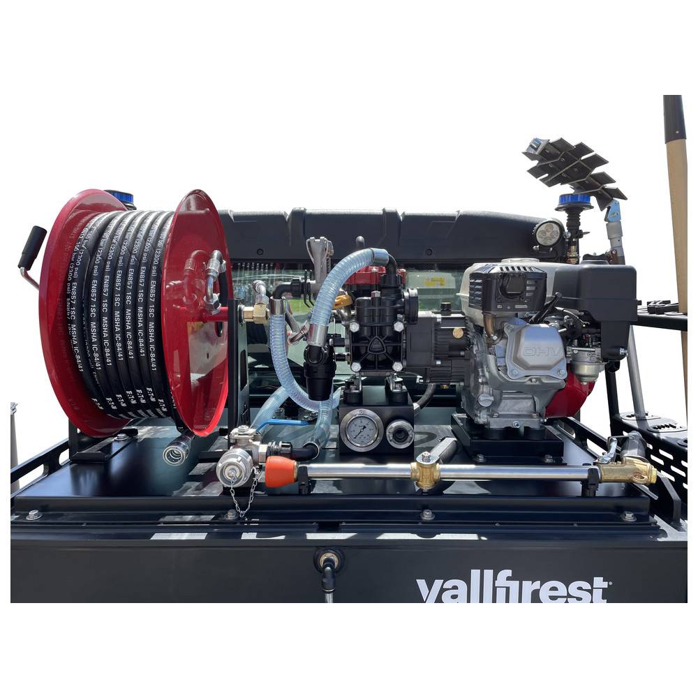 Vallfirest Skid-Unit UTV, Membranpumpe, PP-Tank 36 l/min., 40 bar, 320 l