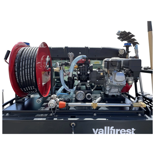 Vallfirest Skid-Unit UTV, Membranpumpe, PP-Tank 36 l/min., 40 bar, 320 l Vallfirest Skid-Unit UTV, Membranpumpe, PP-Tank 36 l/min., 40 bar, 320 l