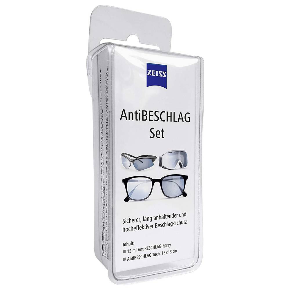 Zeiss AntiBESCHLAG-Set, 15 ml Spray + Tuch