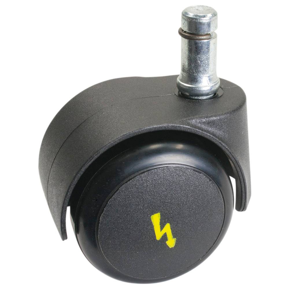 WETEC Leitfähige Stuhl-Doppelrolle, Steckbolzen 11 x 22 mm, 1 Stück