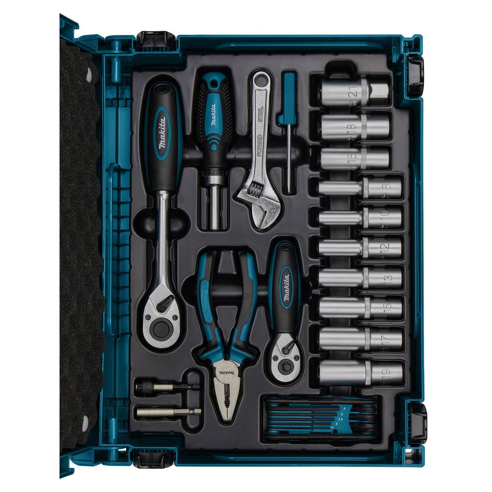 Makita Handwerkzeugset im MAKPAC 87 tlg.