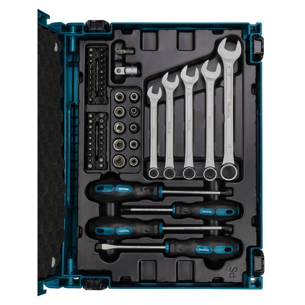 Makita Handwerkzeugset im MAKPAC 87 tlg.