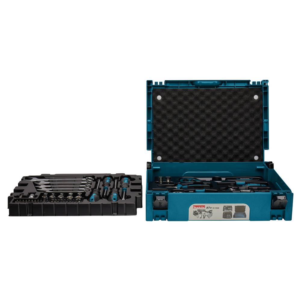 Makita Handwerkzeugset im MAKPAC 87 tlg.