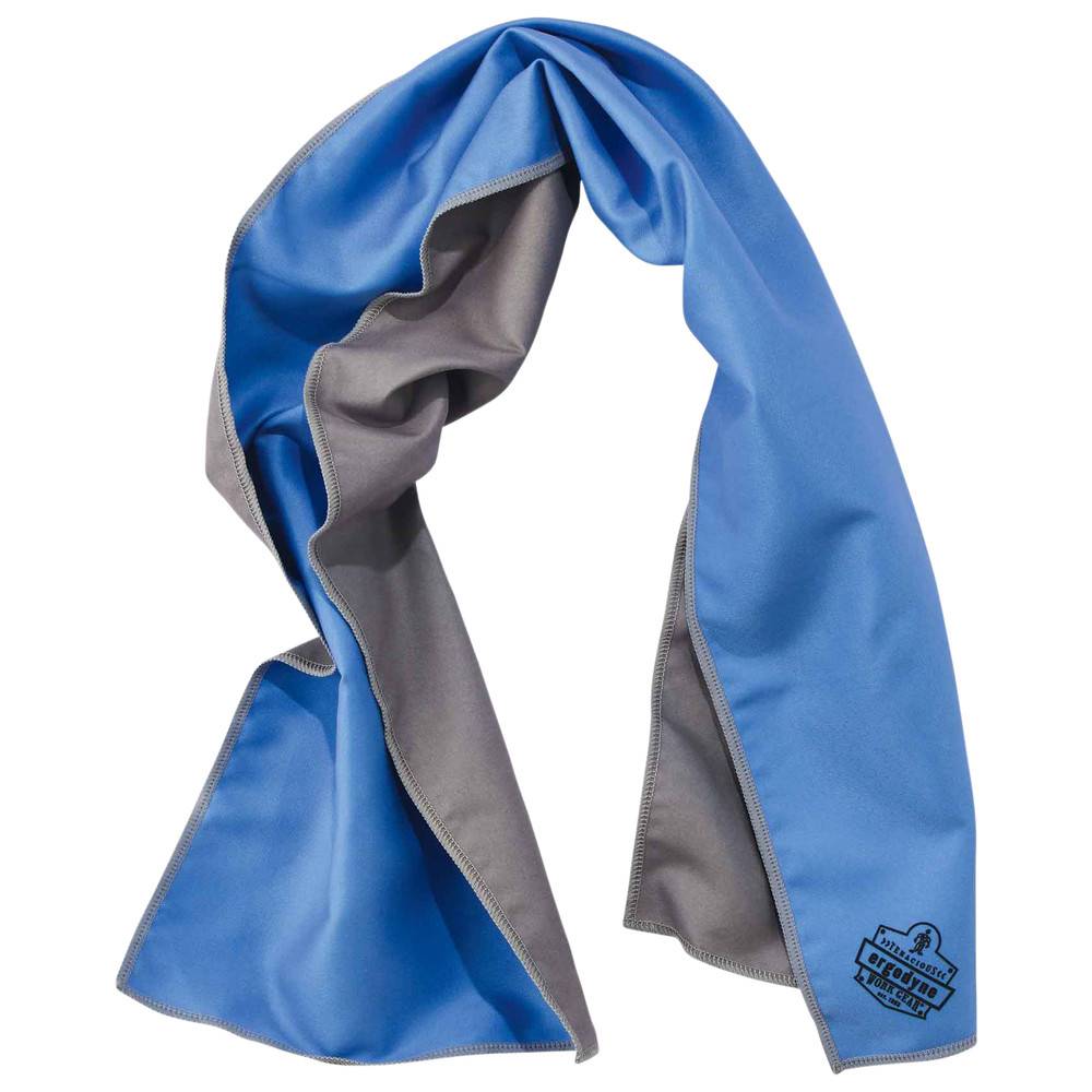 Ergodyne Mikrofaserkühltuch Chill-Its 6602MF, blau, 25 x 104 cm