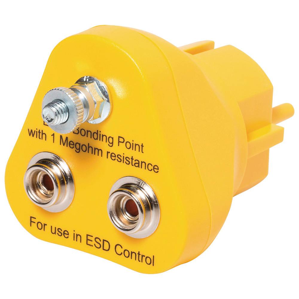 Warmbier Erdungsbaustein, ESD, 2 x 10 mm DK, 1 x Schraubanschluss