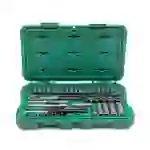 SATA 1/4" Steckschlüssel Satz 6-Kant, 52-tlg. SATA 1/4" Steckschlüssel Satz 6-Kant, 52-tlg.