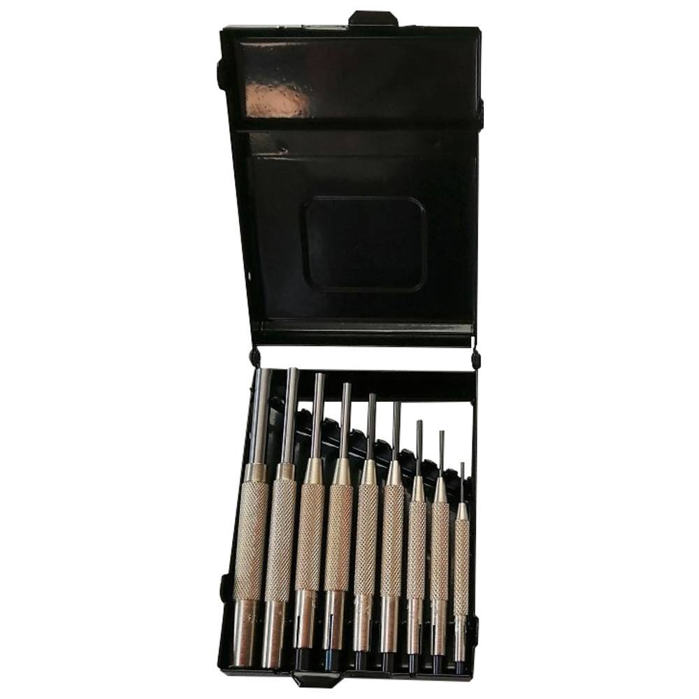 Dönges Splinttreiber-Satz mit Führungshülse, 9-teilig, 0,9-5,90 mm