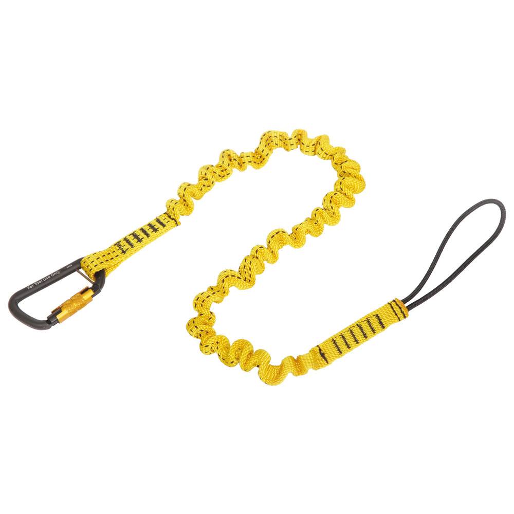 Python Bungee Halteband, mit Twist-Lock-Karabiner und Schlaufe, Flexmaterial