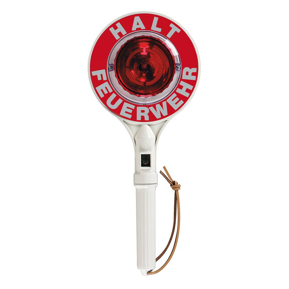 Dönges Anhaltestab, rot/rot, HALT ZOLL / HALT ZOLL, beidseitig, LED D5