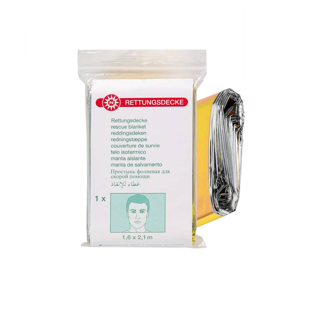 Dönges Rettungsdecke gold/silber