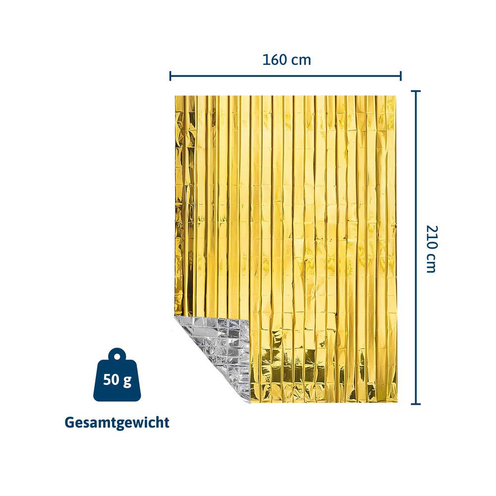 Dönges Rettungsdecke gold/silber