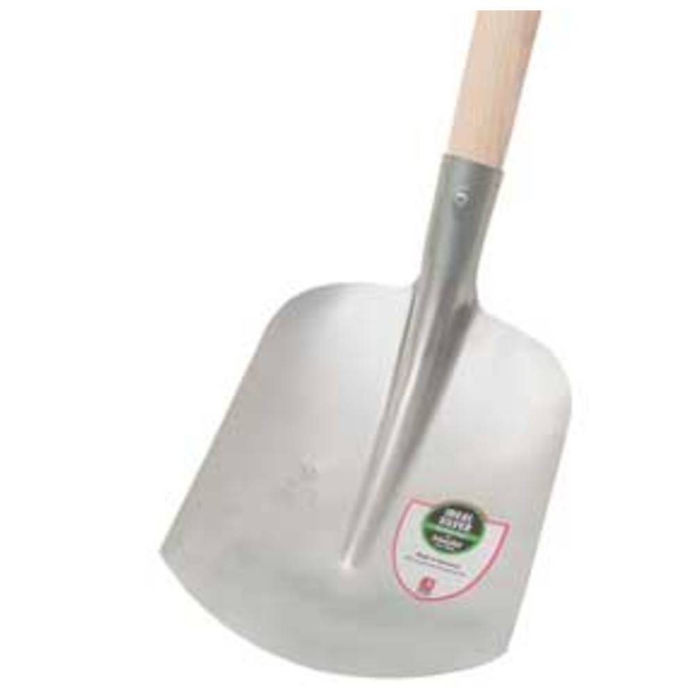 Ideal-Spaten Schaufel, Holländer Form (rund), Größe 00-265 x 220 mm, 1265 mm