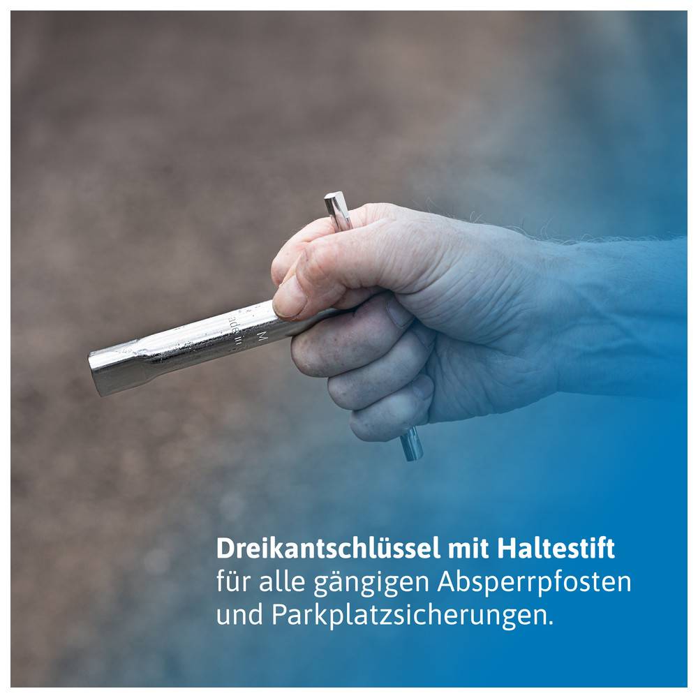 Dönges Schlüssel für Absperrpfosten, Economy, Dreikant M10